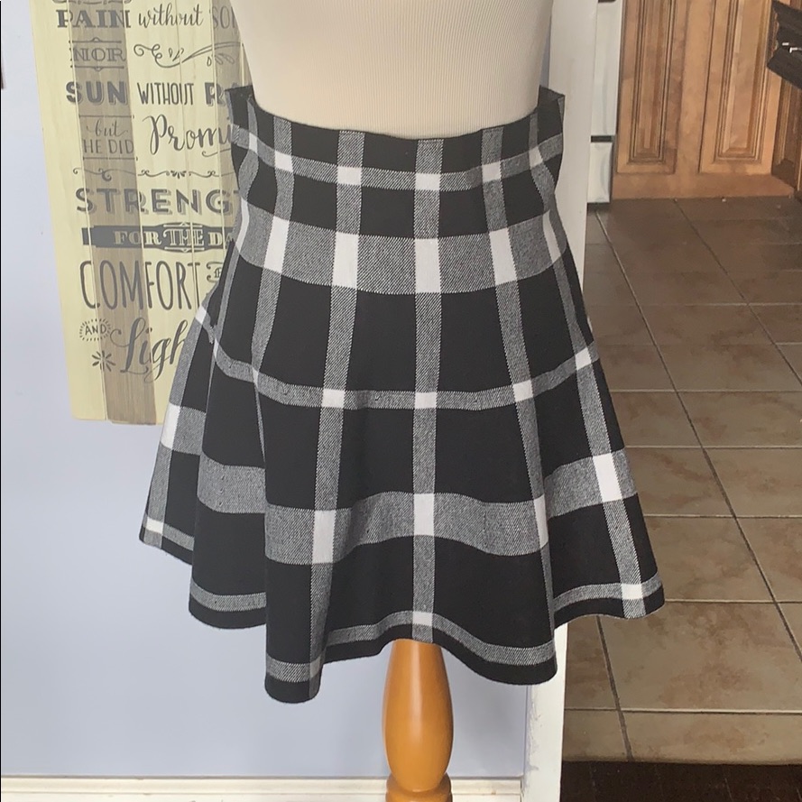 Square Patterned Skirt